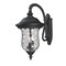 Z-Lite Armstrong Outdoor Wall Light, Black & Clear Waterglass 534B-BK - alternate 1